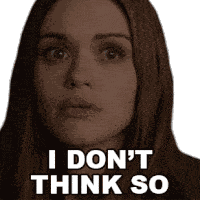 I Dont Think So Lydia Martin Sticker