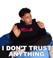 I Dont Trust Anything Giovanni Rivera Sticker