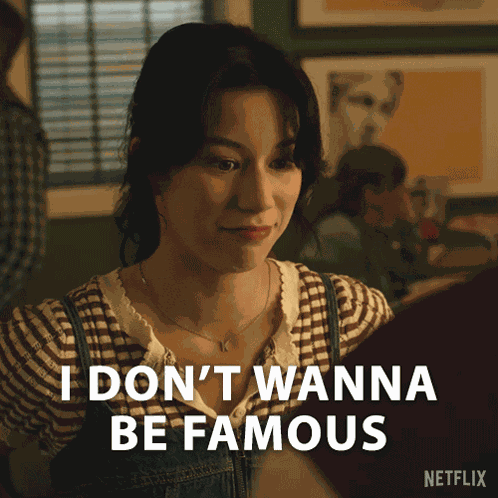 I Don'T Wanna Be Famous Kiley Zhou GIF