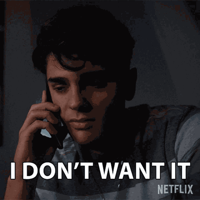 I Dont Want It Simon GIF