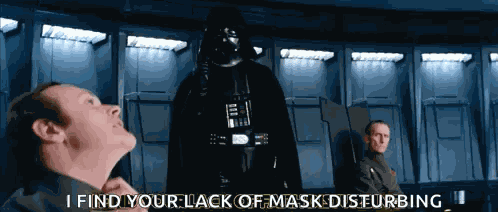 I Find Your Lack Of Faith Disturbing Darth Vader GIF