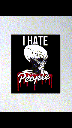 I Hate People Alien GIF