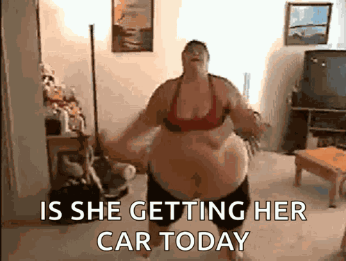 I Have To Go On A Diet Fat Lady GIF