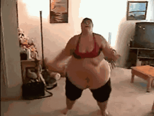 I Have To Go On A Diet Fat Lady GIF
