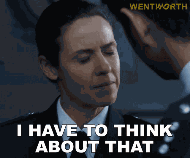 I Have To Think About That Vera Bennett GIF