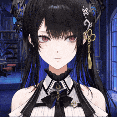 I Hired This Raven To Stare At You I Hired This Nerissa To Stare At You GIF