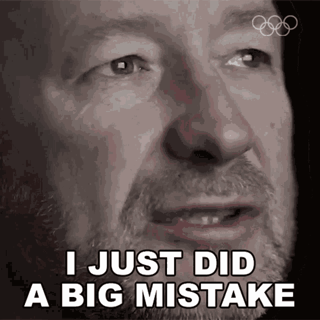 I Just Did A Big Mistake Kjetil Andre Aamodt GIF