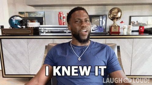 I Knew It Kevin Hart GIF