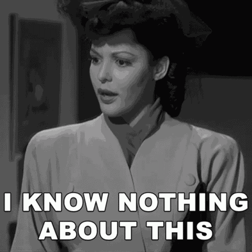 I Know Nothing About This Tanya Czoraki GIF
