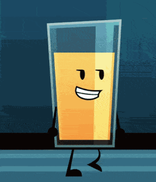 I Love Among Us Orange Juice GIF