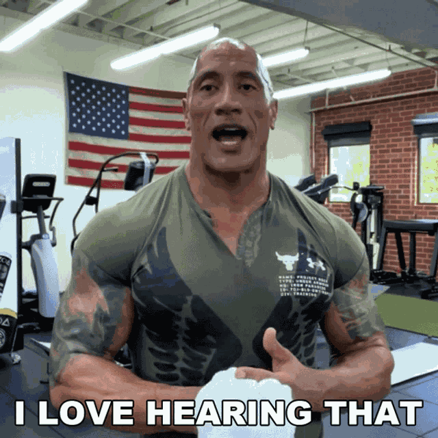 I Love Hearing That Dwayne Johnson GIF