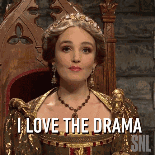 I Love The Drama Saturday Night Live GIF
