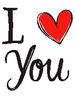 I Love You Aku Suka Kamu Sticker