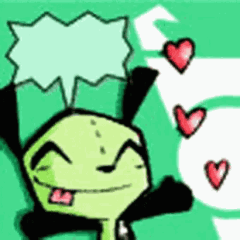 I Luv You Invader Zim GIF