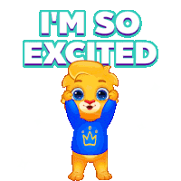 I M So Excited Im Excited Sticker