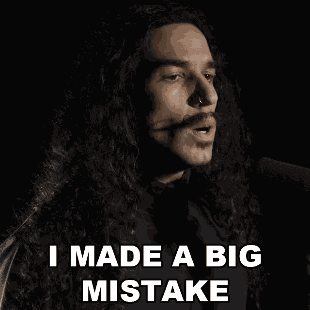 I Made A Big Mistake Anthony Vincent GIF
