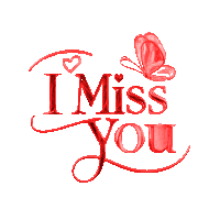 I Miss You Sticker Sticker