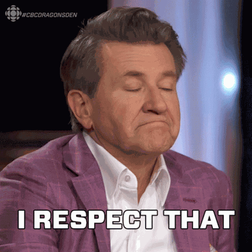 I Respect That Robert Herjavec GIF