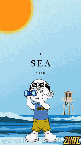 I Sea You Ocean Vibes GIF