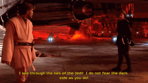 I See Through The Lies Of The Jedi Anakin GIF