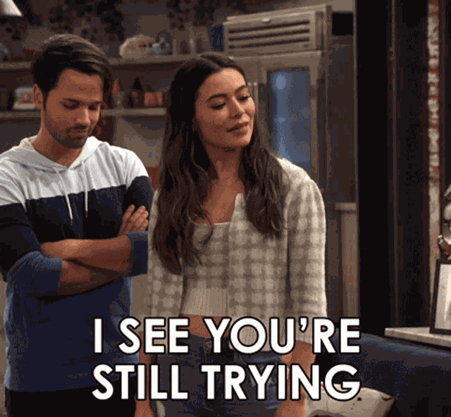 I See Youre Still Trying To Make Cargo Pants Happen Carly Shay GIF