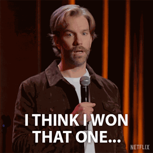 I Think I Won That One Anthony Jeselnik GIF