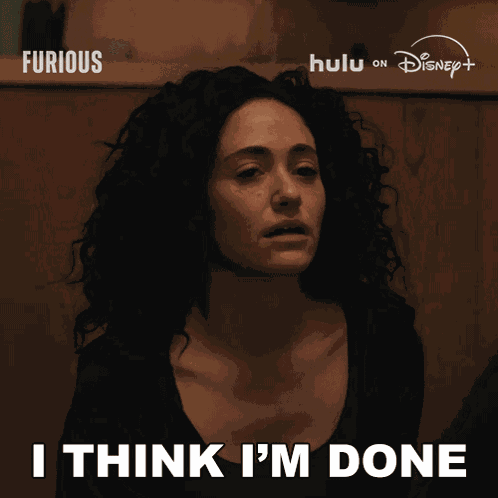 I Think I'M Done Fbi Agent Alice Black GIF