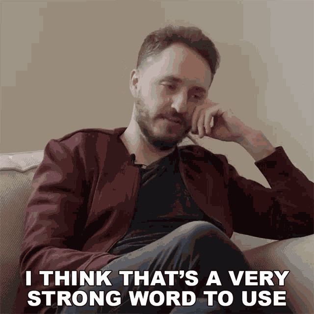 I Think Thats A Very Strong Word To Use Get Right GIF
