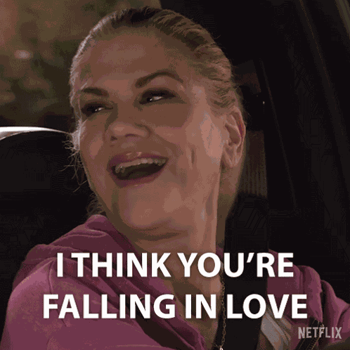 I Think You'Re Falling In Love Carol GIF