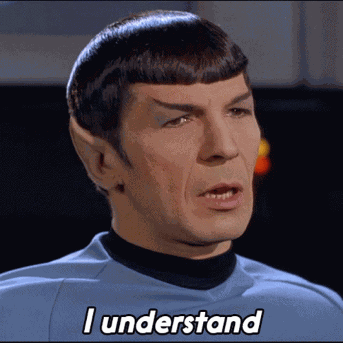 I Understand Mr Spock GIF