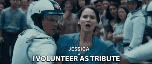 I Volunteer As Tribute Pick Me GIF