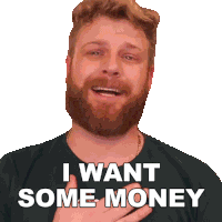 I Want Some Money Grady Smith Sticker
