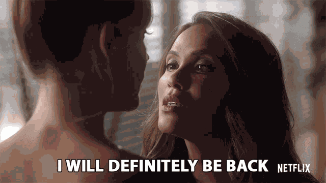 I Will Definitely Be Back Lesley Ann Brandt GIF