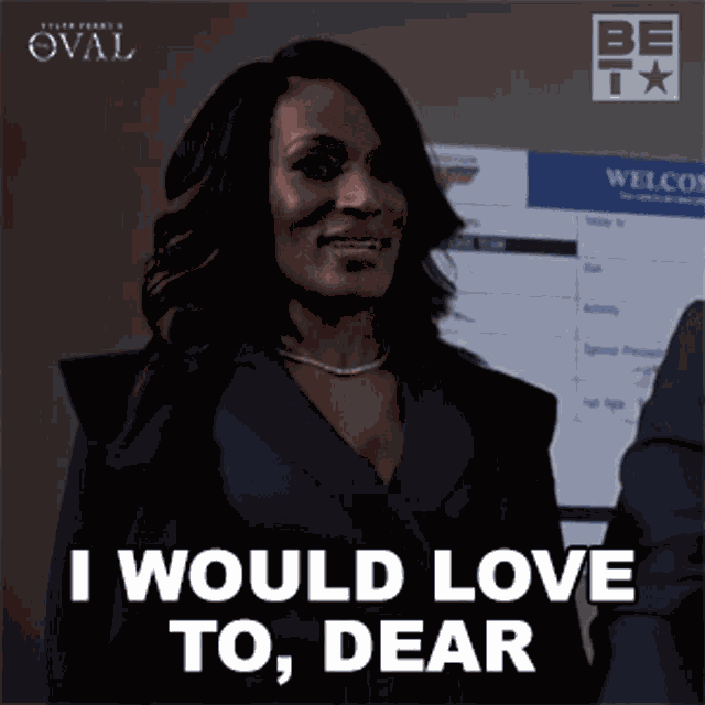 I Would Love To Dear Victoria Franklin GIF