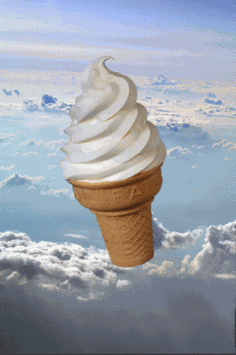 Ice Cream Clouds GIF