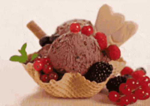 Ice Cream Licking Ice Cream GIF