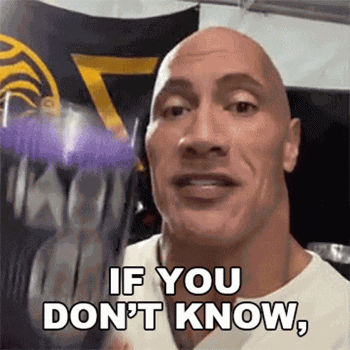 If You Dont Know Now You Know Dwayne Johnson GIF