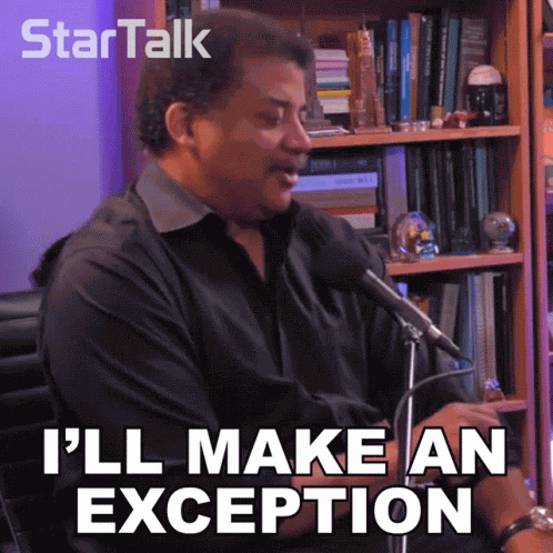 Ill Make An Exception Neil Degrasse Tyson GIF
