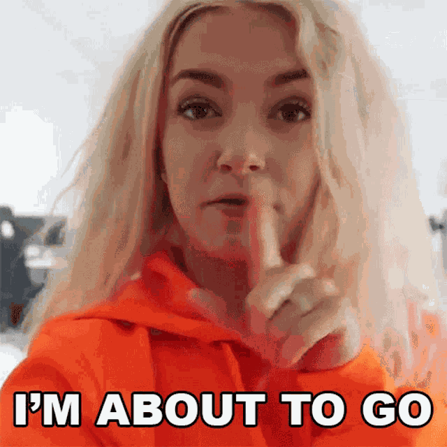 Im About To Go Michaela Lintrup GIF