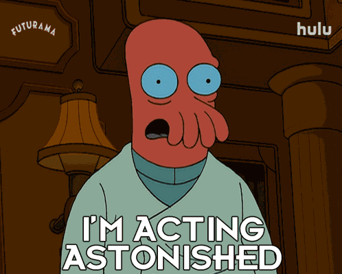 I'M Acting Astonished Dr John Zoidberg GIF