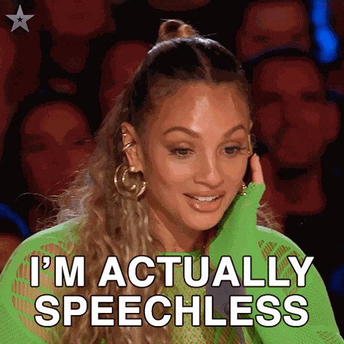 I'M Actually Speechless At This Point Alesha Dixon GIF