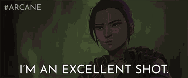 Im An Excellent Shot Caitlyn Kirraman GIF