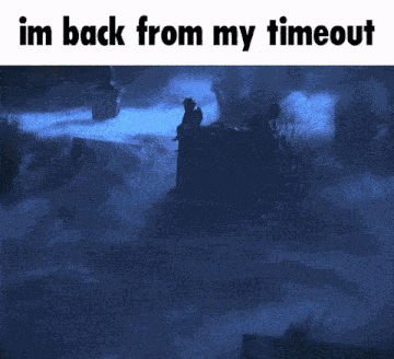 Im Back From My Timeout Thriller GIF
