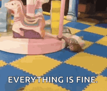 I'M Dead Merry-go-round Dead Girl GIF