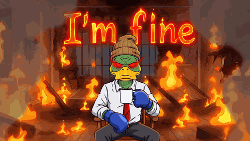 I'M Fine Morning Coffee GIF