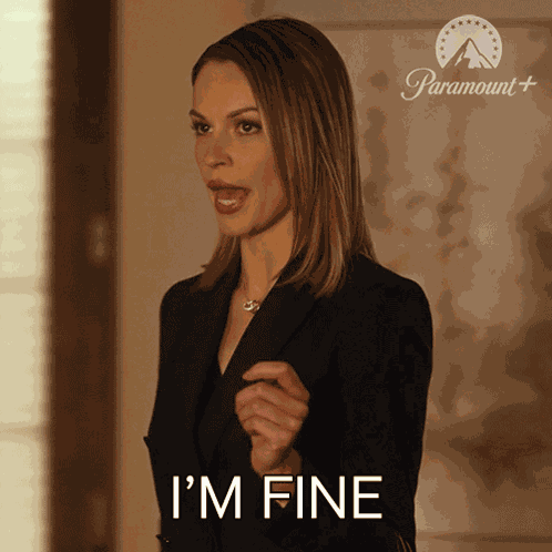 I'M Fine Rebecca Falcone GIF