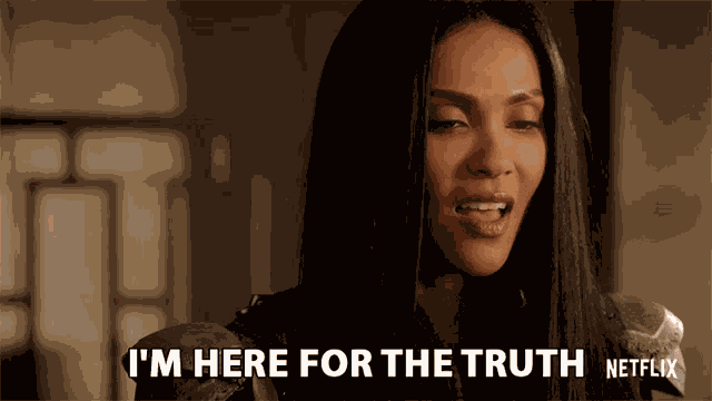 Im Here For The Truth Lesley Ann Brandt GIF