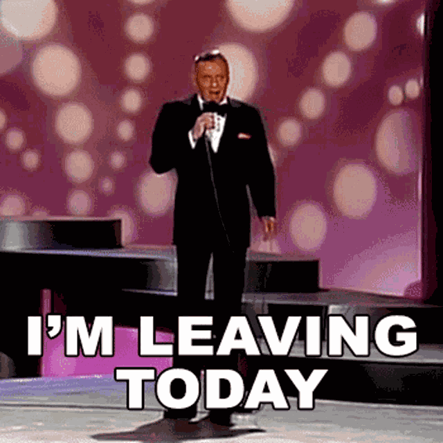 Im Leaving Today Frank Sinatra GIF