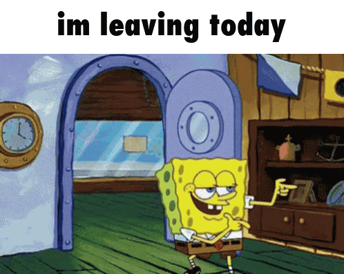 Im Leaving Today Miracle Musical GIF