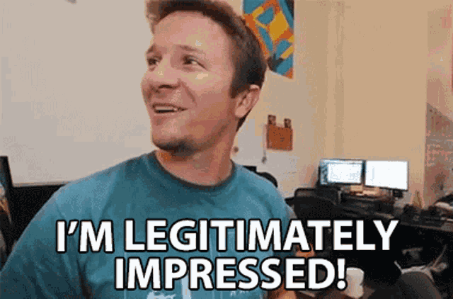 Im Legitimately Impressed Really Impressed GIF